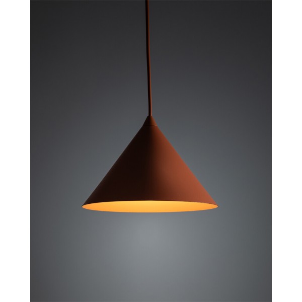 Підвісний світильник, люстра TK Lighting 10076 Cono S E27 1x15W IP20 цегляний - фото №1