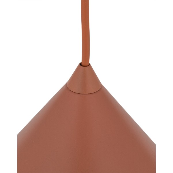 Підвісний світильник, люстра TK Lighting 10076 Cono S E27 1x15W IP20 цегляний - фото №3