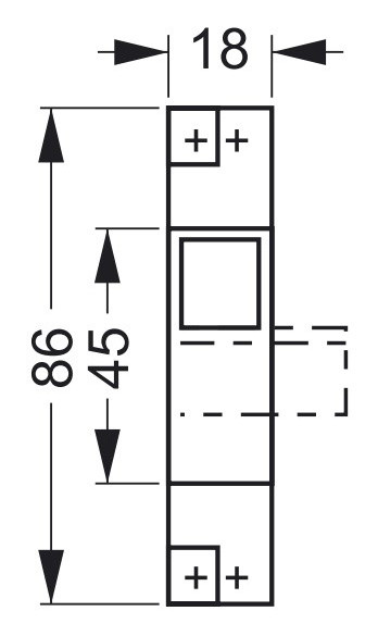 Независимый расцепитель ETI 004646633 MSP-A 24V AC - фото №1