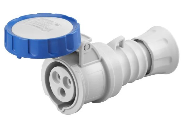 Переносной разъем GEWISS IP67 2P+E 16A 230В (GW62026H)