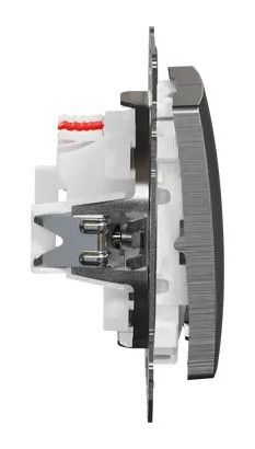 Двоклавішний перемикач Schneider Electric Sedna Design & Elements матовий алюміній SDD170111 - фото №2