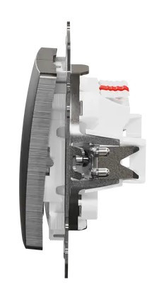 Двоклавішний перемикач Schneider Electric Sedna Design & Elements матовий алюміній SDD170111 - фото №3