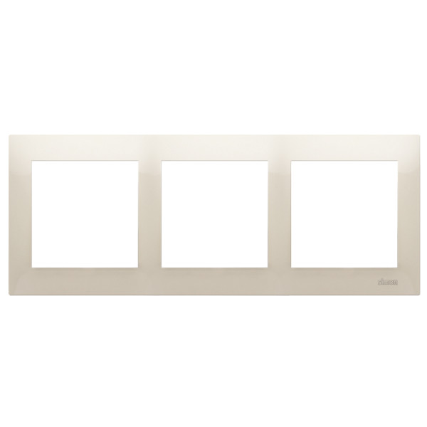 Потрійна рамка Kontakt Simon Simon 54 Premium DR3/41 (кремовий) - фото №1