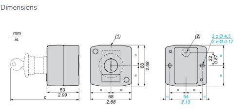 Кнопковий пост Schneider Electric XALD102 на 1 кнопку - фото №3