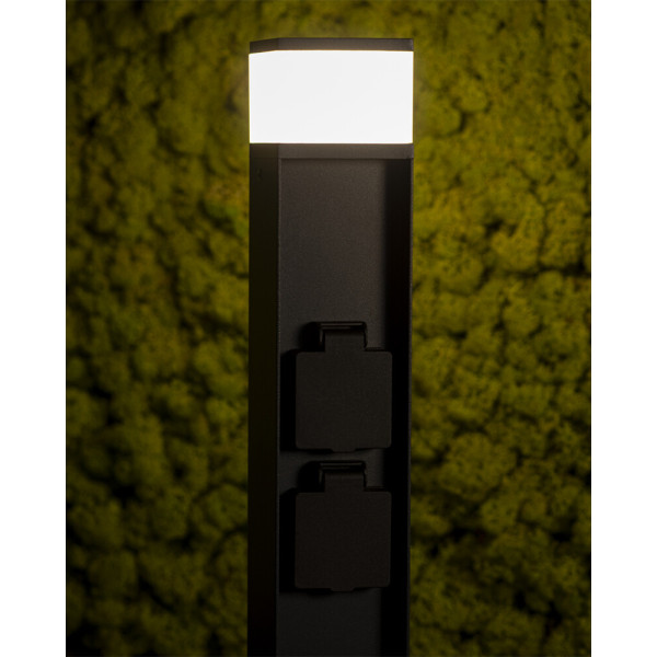 Вуличний світильник Kanlux 38771 DASTEN G9 1x11 IP44 чорний (тип розетки F) - фото №1