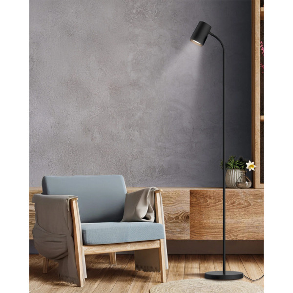 Торшер Goldlux 330086 Felix GU10 1x9W IP20 черный - фото №1