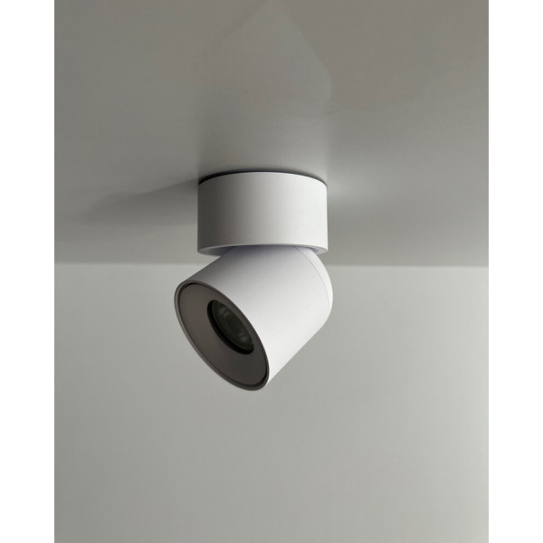 Светильник поворотный точечный, бра Nowodvorski 11347 Oscar GU10 1x15W IP54 белый - фото №3