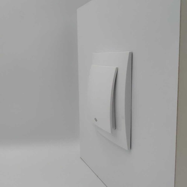 Вимикач Nilson Touran білий 1кл проміжний ( 24111010 ) - фото №2