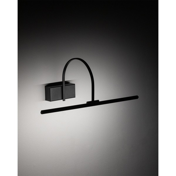 Подсветка для картин, бра, настенный светильник Nowodvorski 11957 Artline LED S 1x4W 3000K 280Lm IP20 черный - фото №1