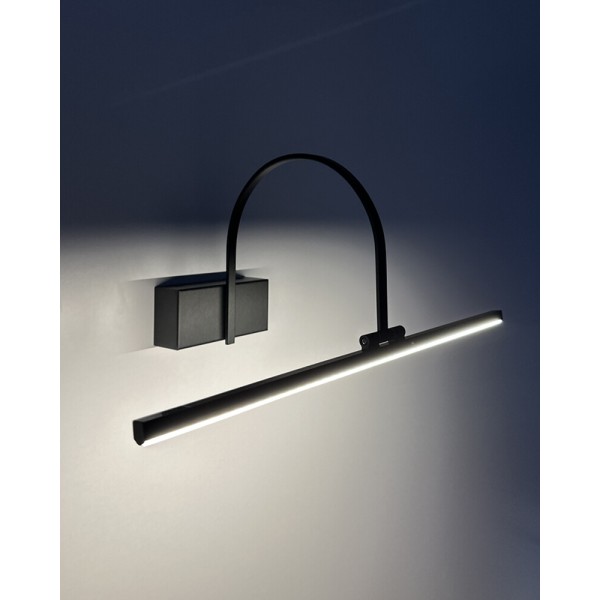 Подсветка для картин, бра, настенный светильник Nowodvorski 11957 Artline LED S 1x4W 3000K 280Lm IP20 черный - фото №3