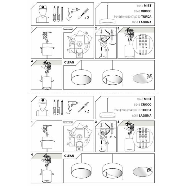 Люстра Nowodvorski 38945 Turda E27 3x25W IP20 Wh - фото №3