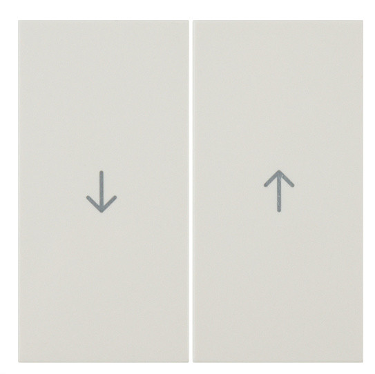 Клавиши для 2-клавишных выключателей со знаком «Стрелки», белая Berker S.1