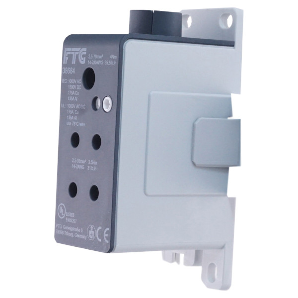 Розподільний блок FTG 1-підлога (1 вхід: 2,5-70мм² 4 виходи: 2,5-35мм²) - фото №1