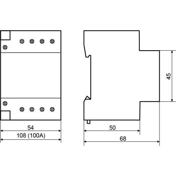 Модульный контактор Аско-Укрем MK-N 4P 40A 2NO+2NC (A0040030036) - фото №4