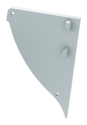 Заглушка Lumines для типу CONVA без отвору ліва білий - фото №1