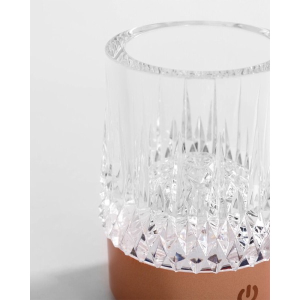 Настольная лампа Zuma Line 5905316667709 Crystal LED 1x1W 3000K 110Lm IP20 медная - фото №3