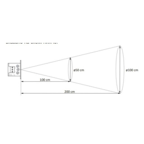 Лазерний датчик руху F&F DRL-12 12/24В - фото №4