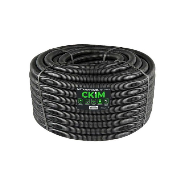 Металорукав CКІМ з протяжкою 14 мм в ПВХ ізоляції ( бухта 50м ) ( С0602002 )
