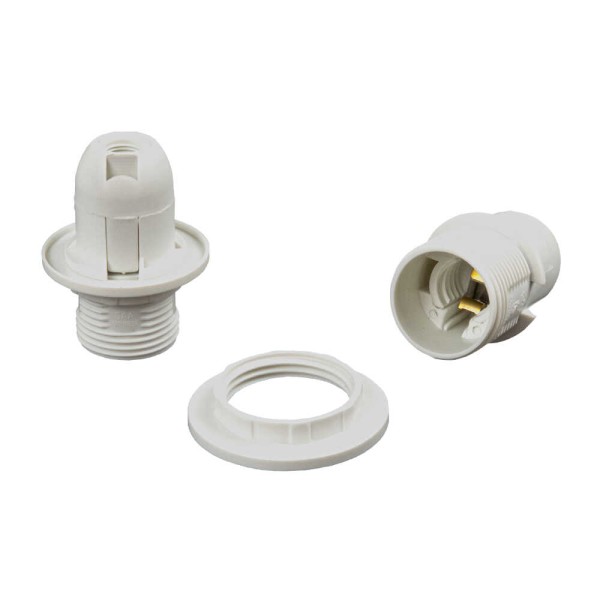 Патрон Е14 люстровый VL259 белый Violux ( 950002 ) - фото №1