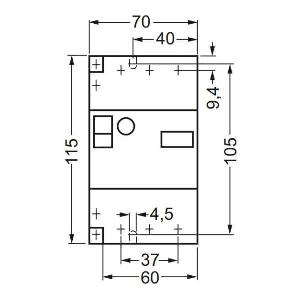 Автомат защиты двигателя ETI 004646629 MSP1-40 (18.5 kW 28-40A) - фото №1