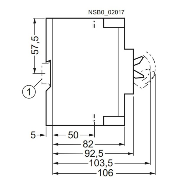 Автомат защиты двигателя ETI 004646629 MSP1-40 (18.5 kW 28-40A) - фото №2