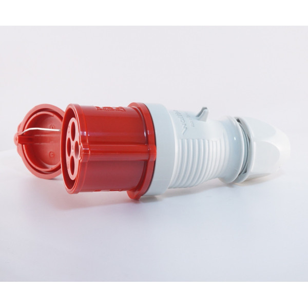 Трехфазный переносной разъем WALTHER WL330406 (3P+E) 32А 380V IP44 - фото №1