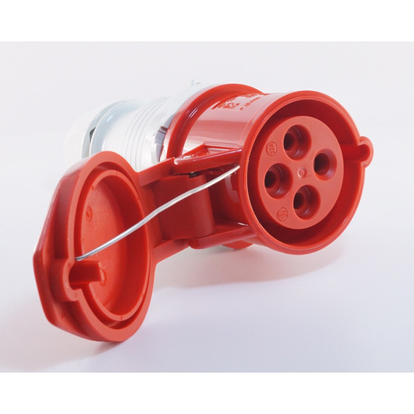 Трехфазный переносной разъем WALTHER WL330406 (3P+E) 32А 380V IP44 - фото №4