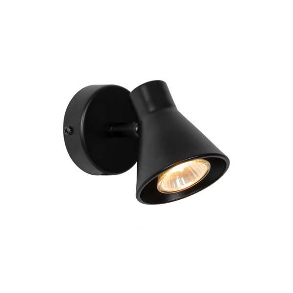 Бра, настінний світильник Nordlux 45761003 Eik GU10 1x35W IP20 чорний