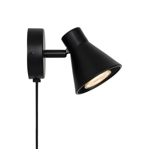 Бра, настінний світильник Nordlux 45761003 Eik GU10 1x35W IP20 чорний - фото №2