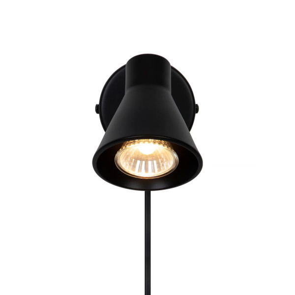 Бра, настінний світильник Nordlux 45761003 Eik GU10 1x35W IP20 чорний - фото №3