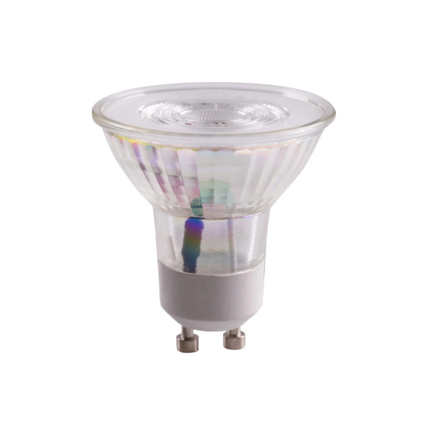 Светодиодная лампочка Goldlux 328243 GU10 4.5W 4000K 450Lm IP20 Прозрачная