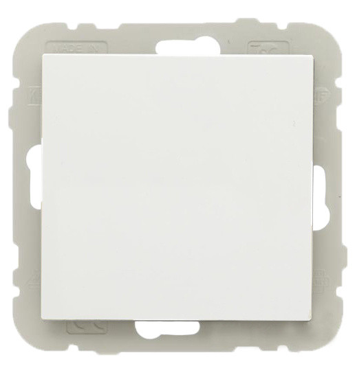 Одноклавішний сходовий вимикач Logus 10АХ 250В білий