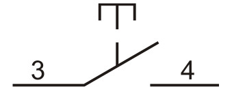 Одноместный пост управления Promfactor FP5-BOX1W1 с кнопкой "I" (Start) - фото №1