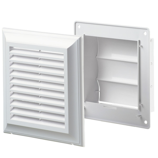 Решетка Blauberg Decor 140х140Gs белая