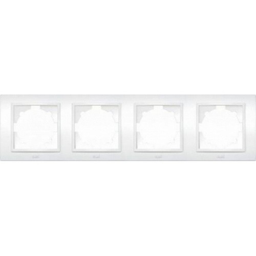 Рамка ELBI ZENA белая 4-я (500-010200-228)