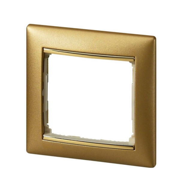 Рамка одноместная Legrand Valena матовое золото