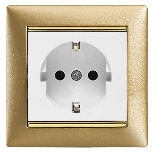 Рамка одноместная Legrand Valena матовое золото - фото №2