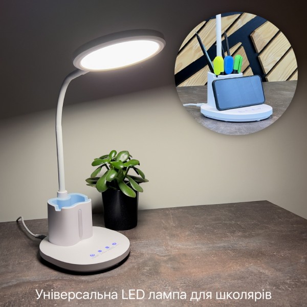 Світильник настільний LED JUNIOR 10W 3000-6500К білий Violux ( 530004 ) - фото №3