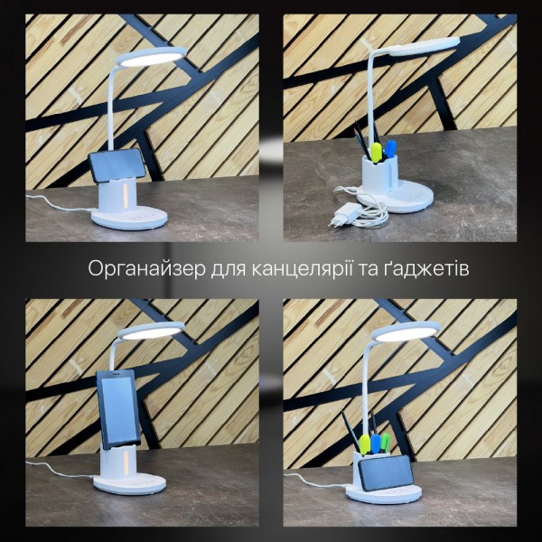 Світильник настільний LED JUNIOR 10W 3000-6500К білий Violux ( 530004 ) - фото №6