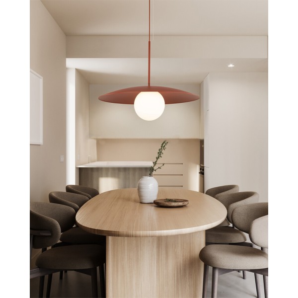 Подвесной светильник, люстра TK Lighting 10911 Slate E27 1x15W IP20 терракотовый - фото №1