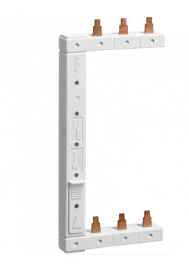 Шина гребенчатая Hager KCL363L 3P 63 А 2-рядная левая