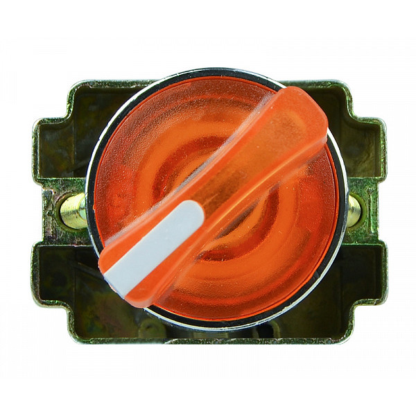 Перемикач Аско-Укрем XB2-BK2565 (0-I) з підсвічуванням жовтий (A0140010081) - фото №2