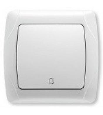 Кнопка дзвінка Carmen біла VIKO