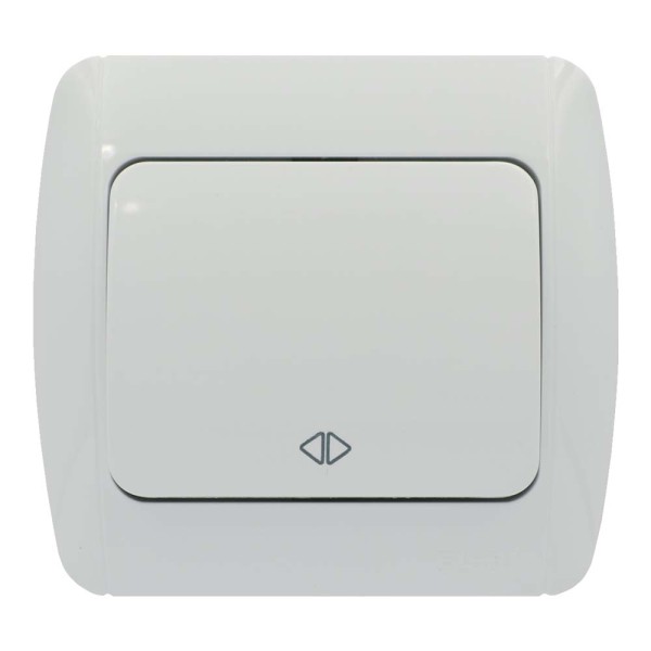 Выключатель ELBI ZIRVE Fixline белый 1кл промежуточный ( 501-010201-214 )
