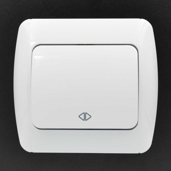 Выключатель ELBI ZIRVE Fixline белый 1кл промежуточный ( 501-010201-214 ) - фото №4