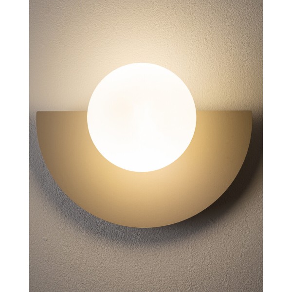 Бра, настінний світильник Nowodvorski 12603 Saturn S G9 1x4W IP20 бежевий - фото №1