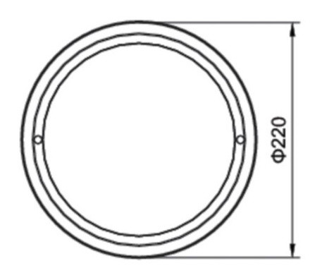 Круглий накладний вологостійкий світильник 911401735872 Signify 20Вт WT045C 230В 4000К IP54 (білий) - фото №1