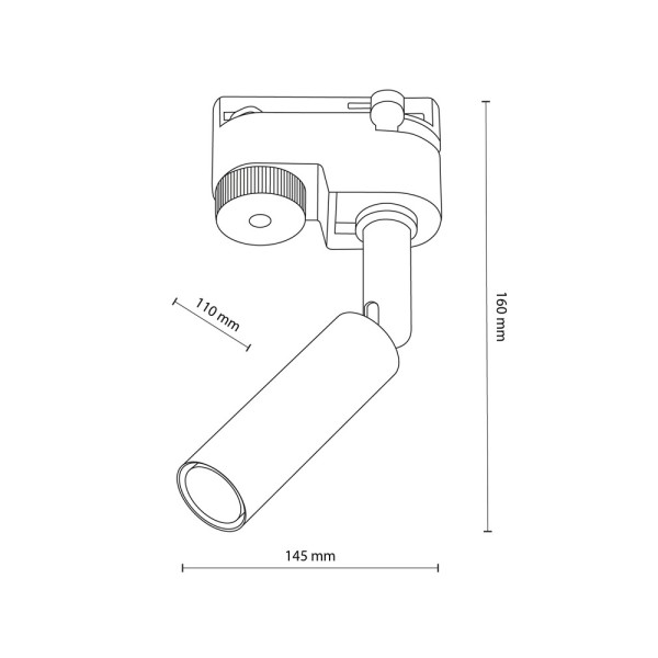 Трековий світильник TK Lighting 4958 Tracer G9 1x6W IP20 чорний - фото №4
