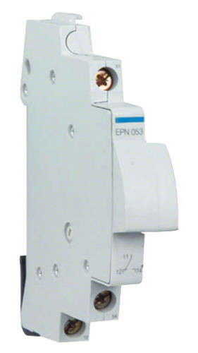Додатковий контакт Hager EPN053 для імпульсних реле для керування тривалим сигналом 24-230В