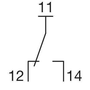 Додатковий контакт Hager EPN053 для імпульсних реле для керування тривалим сигналом 24-230В - фото №1